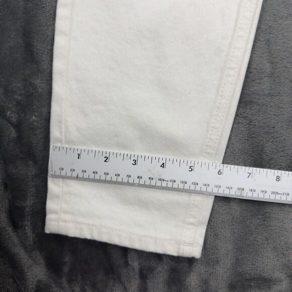 H and M Denim Jeans Women's Size 6 (28x26) White with tags - Picture 8 of 13